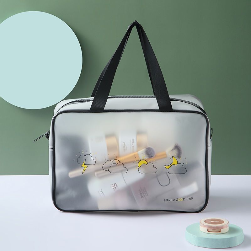 Cosmetic bag portable to go out with ins high-value storage bag new washing large-capacity cosmetics storage bag