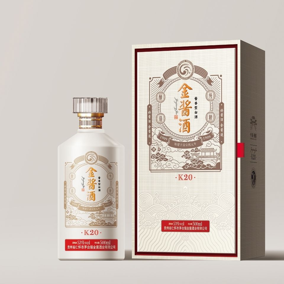 金酱酒 k20 酱香型白酒 纯粮坤沙酒 礼盒酒 送礼商务招待酒