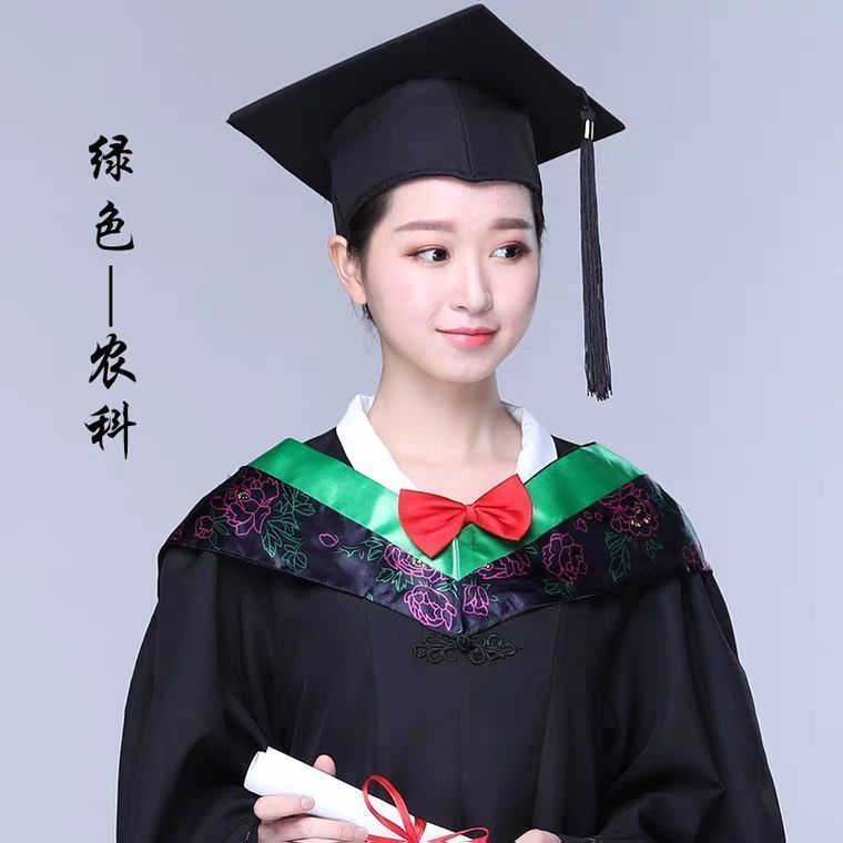 学位学士服毕业礼服大学生男女学院风工科本科文科硕士博士导师袍