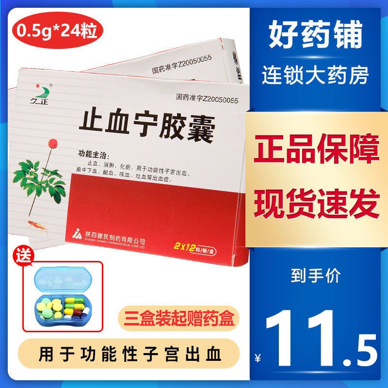 亦芝堂 止血宁胶囊 0.