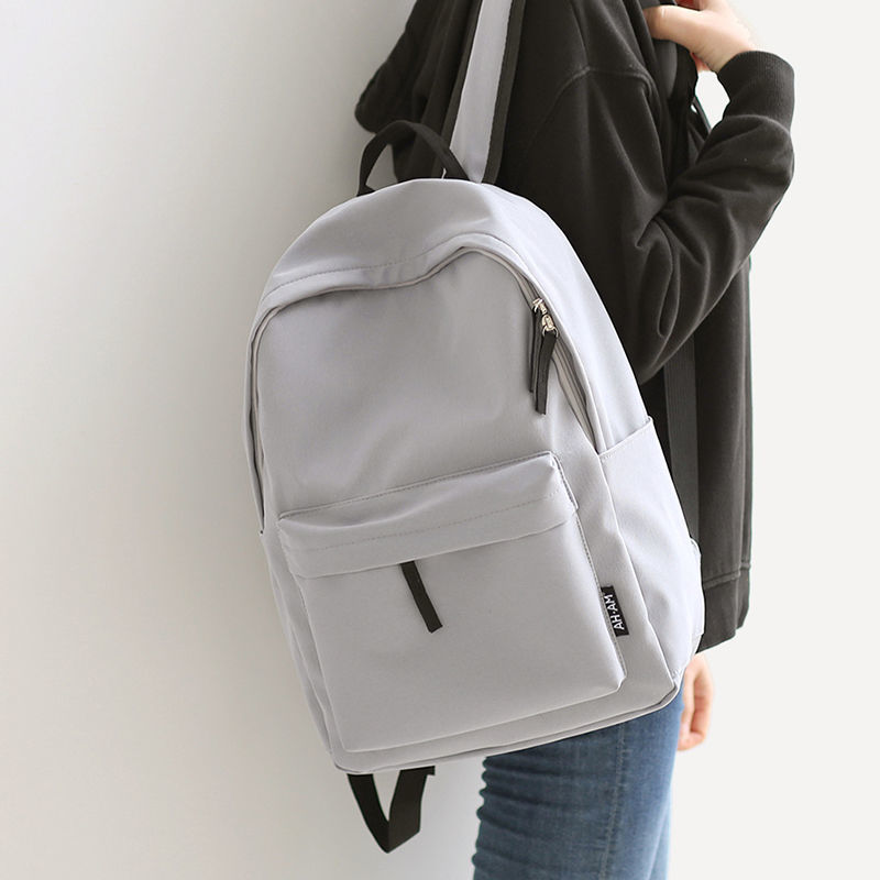 Korean style school bag for girls, high school, simple travel backpack, ins versatile large capacity, junior high school student backpack, trendy for men