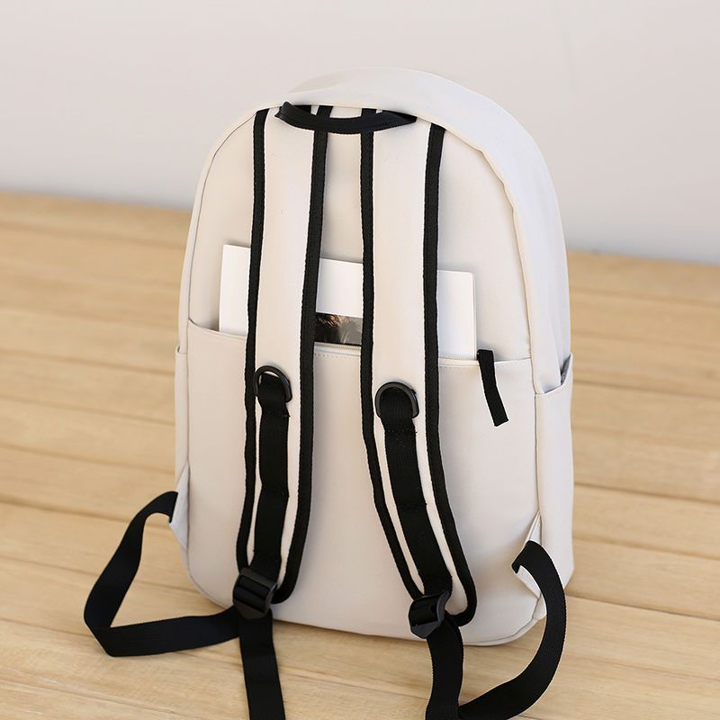 Korean style school bag for girls, high school, simple travel backpack, ins versatile large capacity, junior high school student backpack, trendy for men