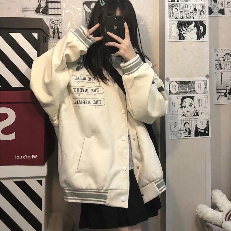 Baseball clothes women's spring and autumn loose European and American high street Harajuku style jacket ins trend  new early autumn women's top
