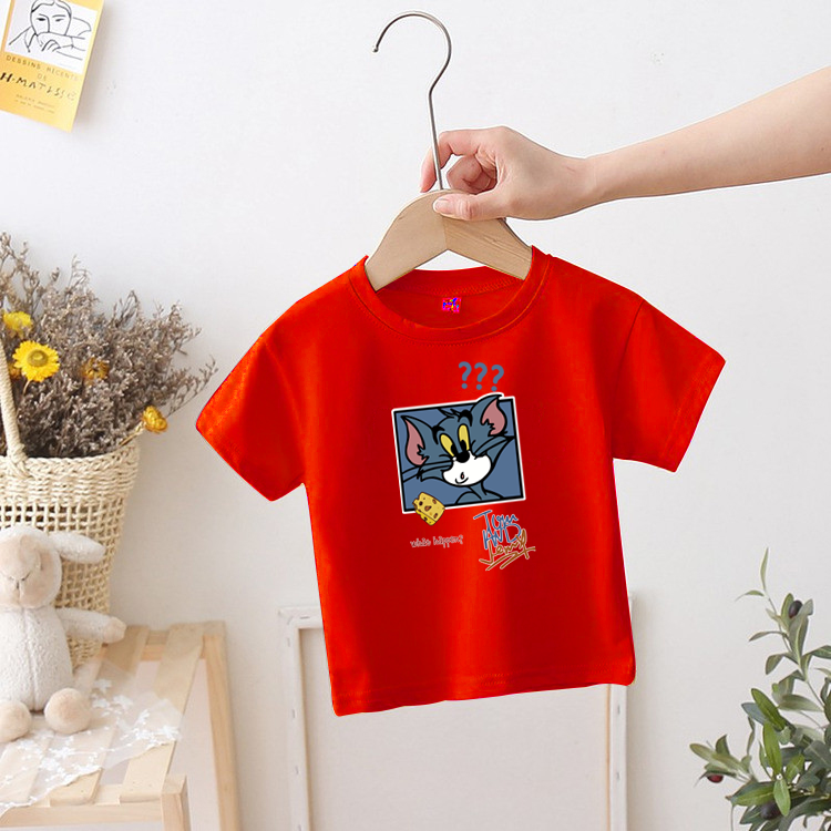 网红儿童T恤短袖夏装纯棉新款童装男童女童宝宝上衣兄弟装姐妹装