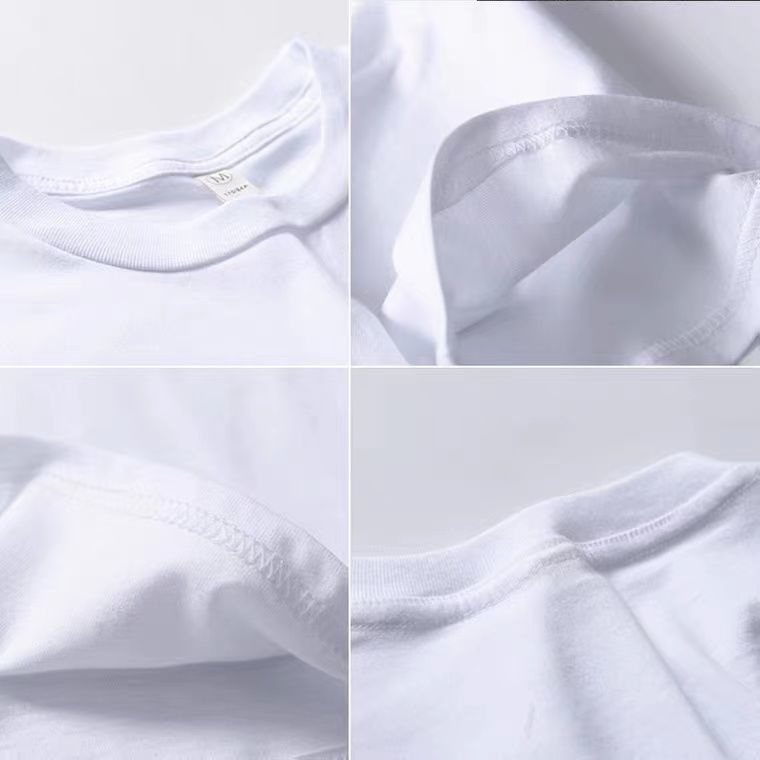 100% cotton t-shirt women's short-sleeved men's 2022 new trendy couple's clothing design sense niche top clothes men's summer