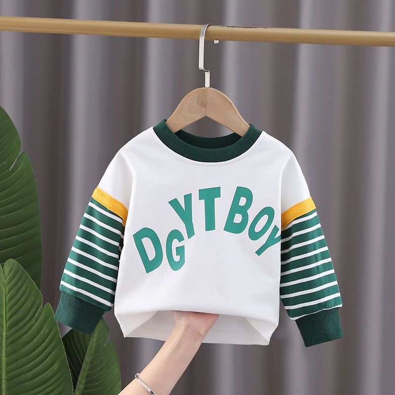 Boys and girls sweater spring  new children's spring and autumn clothes baby long-sleeved middle and small children's top fashion