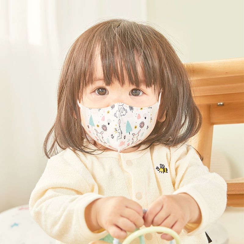 Greennose绿鼻子儿童口罩3d立体高颜值婴儿宝宝小孩1 3 6 12 15岁