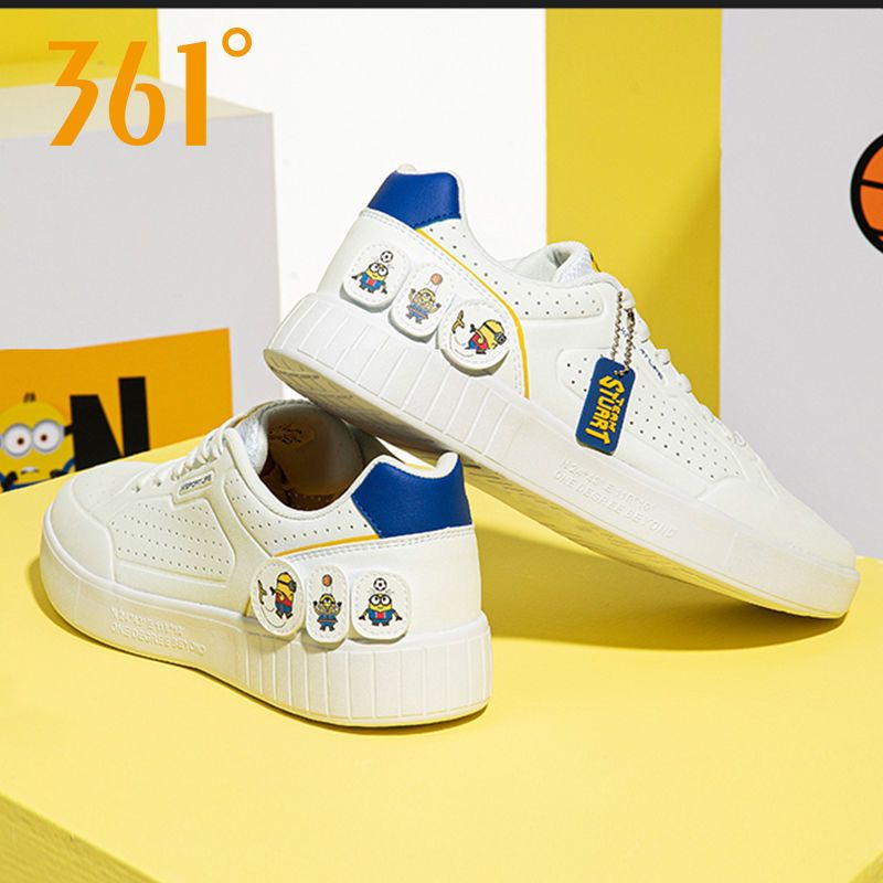 小黄人联名|361°官方旗舰男鞋低帮滑板鞋361度时尚百搭休闲鞋男