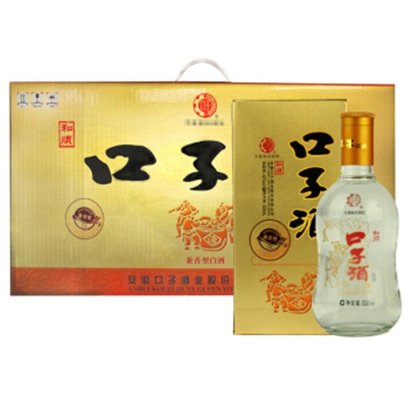 【新品特价】口子窖口子酒和顺42度500ml*4瓶 兼香型白酒安徽特产