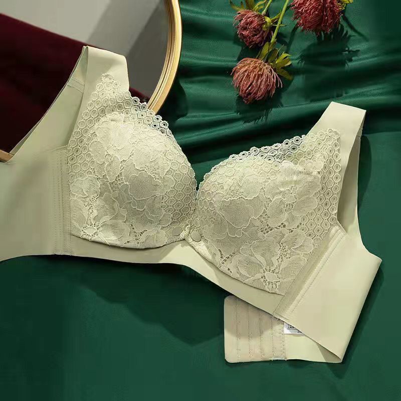 Breast feeding underwear for pregnant women gathered to prevent sagging, opened before breast feeding, special traceless bra for pregnancy, postpartum thin style