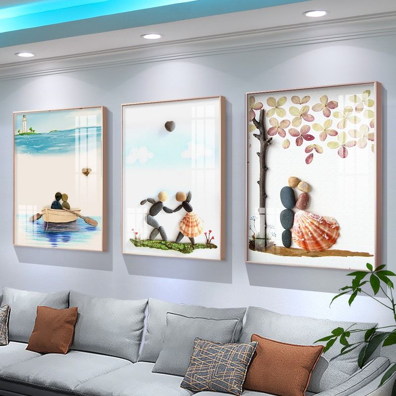 现代简约客厅装饰画小清新壁画餐厅墙面挂画家居背景墙温馨的墙画