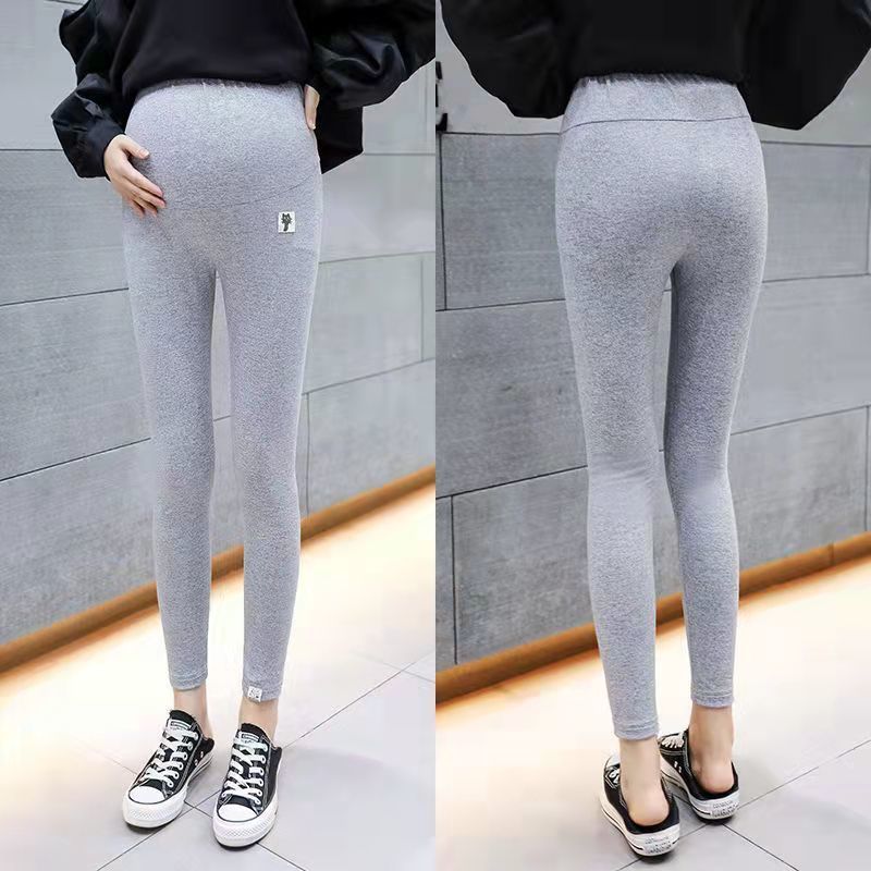Pregnant women's leggings spring and autumn thin section fashion outer wear loose large size maternity pants cropped pencil pants shorts summer clothes