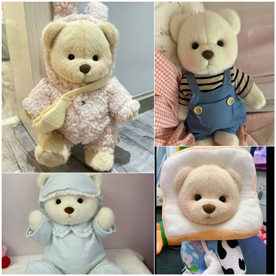 30cmpro莉娜熊teddytales手工可爱萌泰迪熊公仔服装娃娃穿着替换