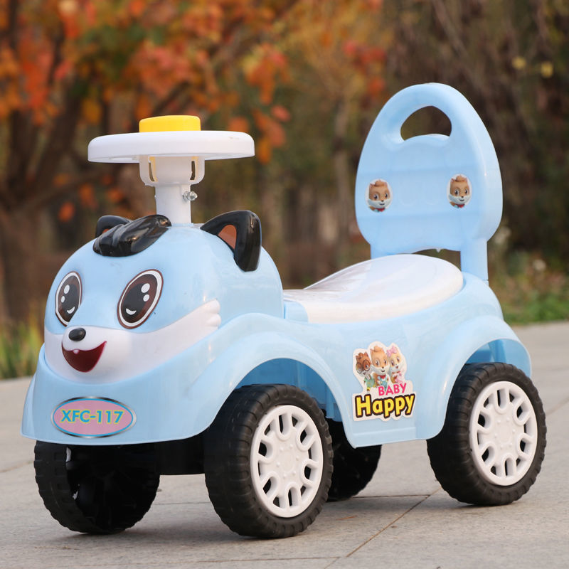 儿童扭扭车 1-3岁男女宝宝滑行车助步四轮玩具车音乐可坐摇溜溜车