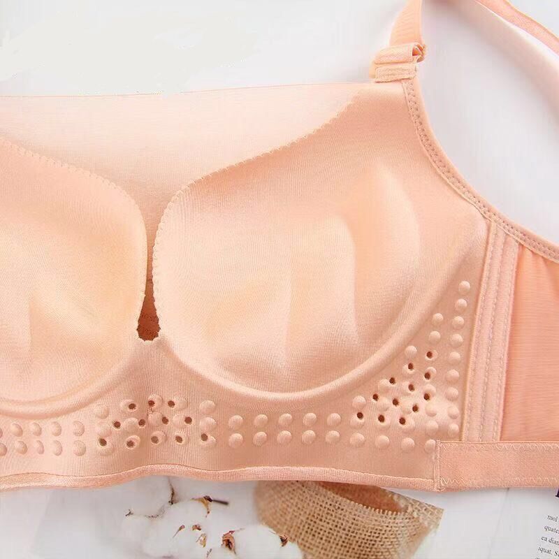 Seamless underwear women's no steel ring collection breast tube top sexy bra anti-sagging gathered thin section bra set