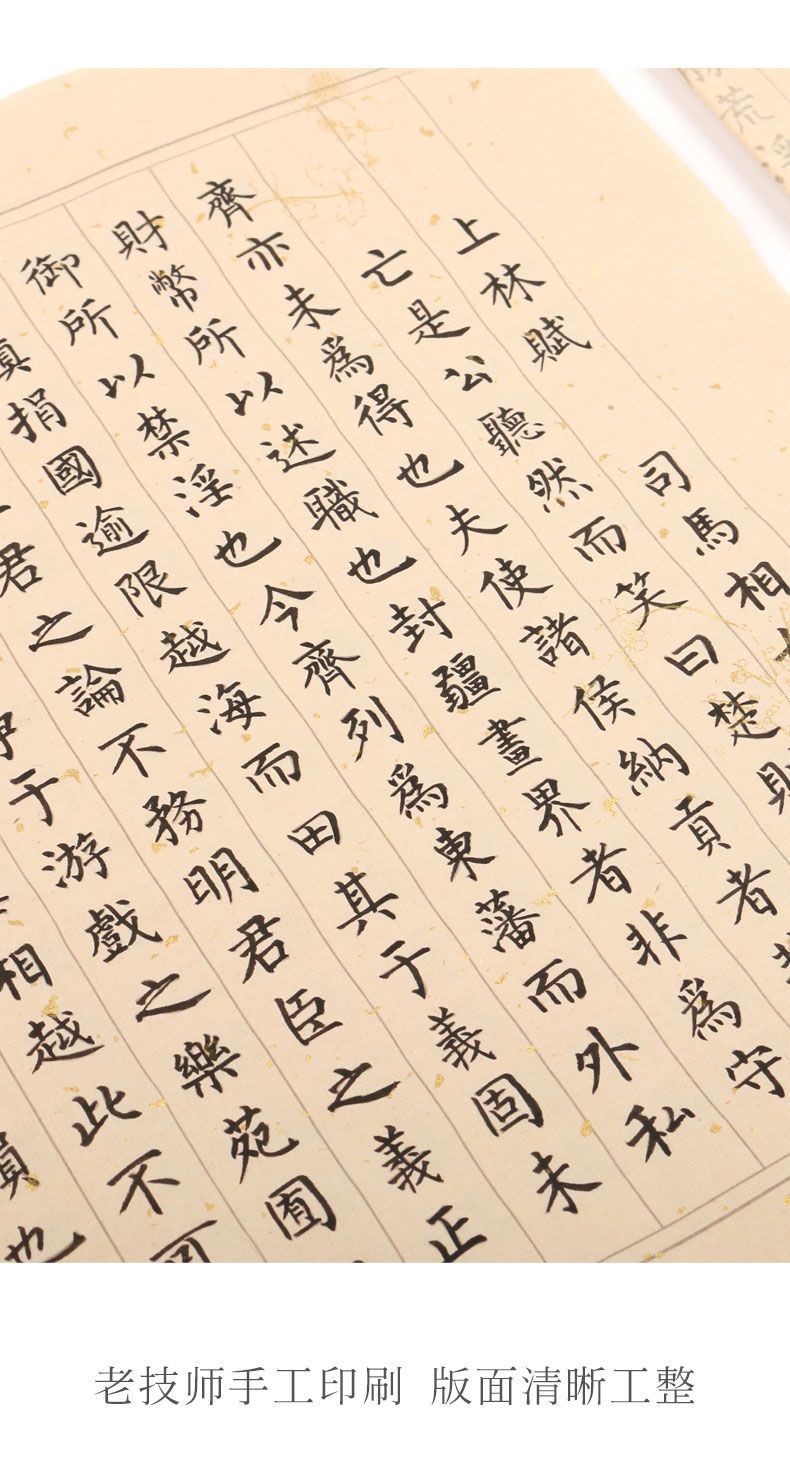 上林賦司馬相如柳體小楷臨摹毛筆字帖描紅灑金宣紙書法練字紙 露天拍賣