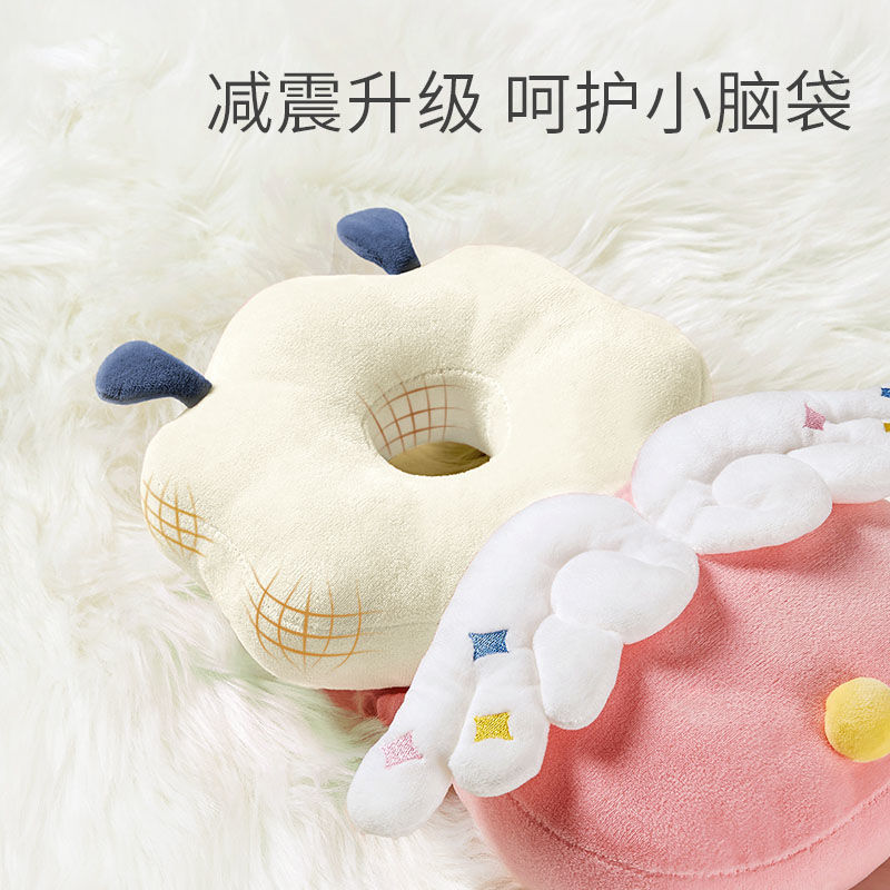 Baby anti-fall artifact baby headgear pillow part learning to walk children toddler anti-collision four-season breathable protective pad