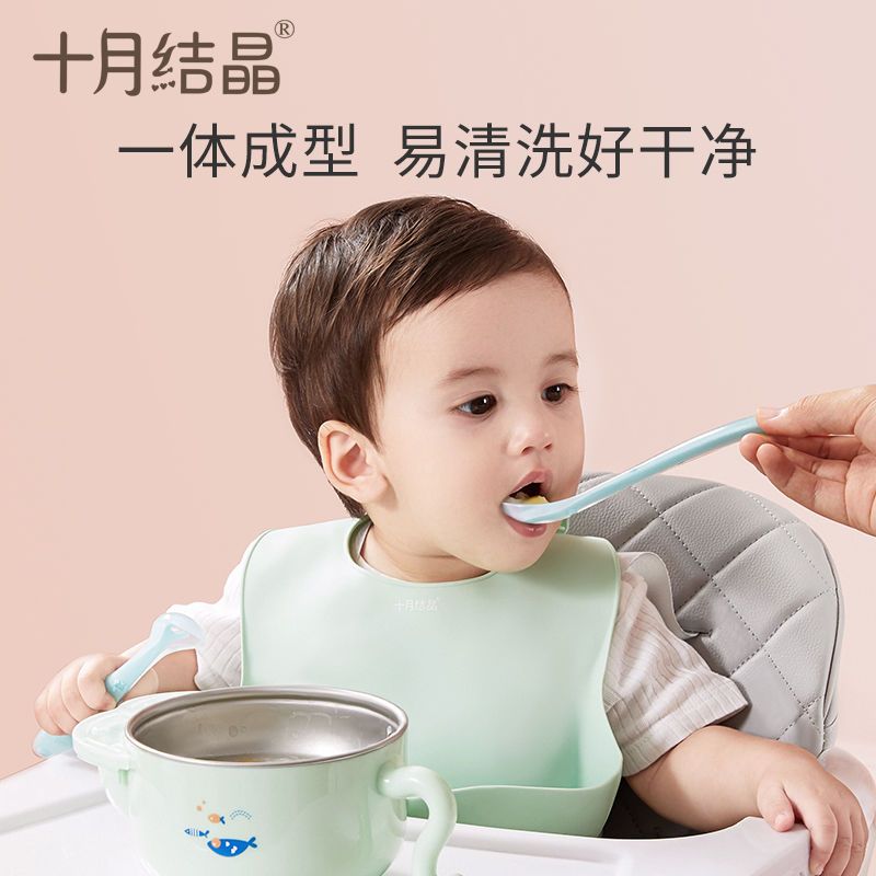 婴儿勺子宝宝硅胶软勺新生儿喂水小勺子儿童餐具辅食软头