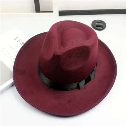 Shanghai Xu Wenqiang with the same hat male British retro jazz hat big brim top hat Jackson stage performance hat