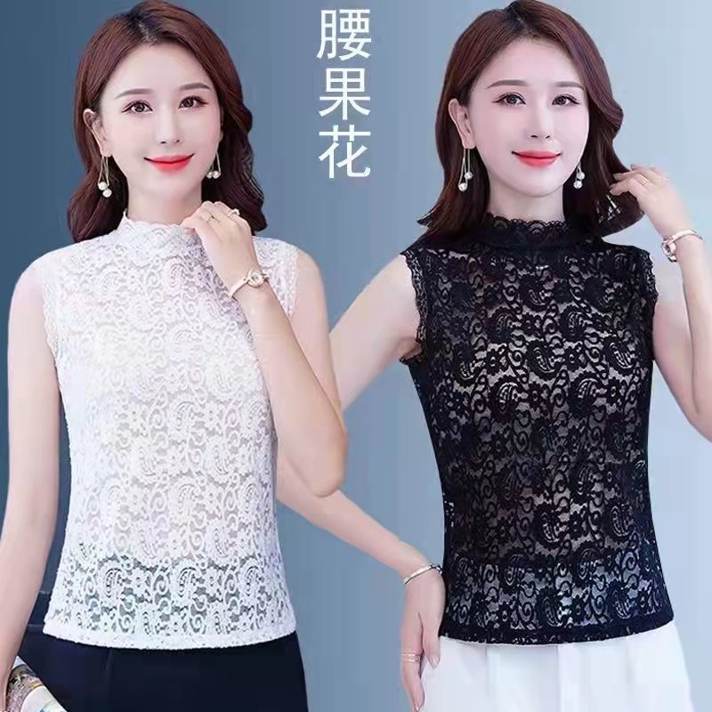 2022春新款假領子女配毛衣襯衫蕾絲衫打底衫內搭t恤背心小衫紗衣