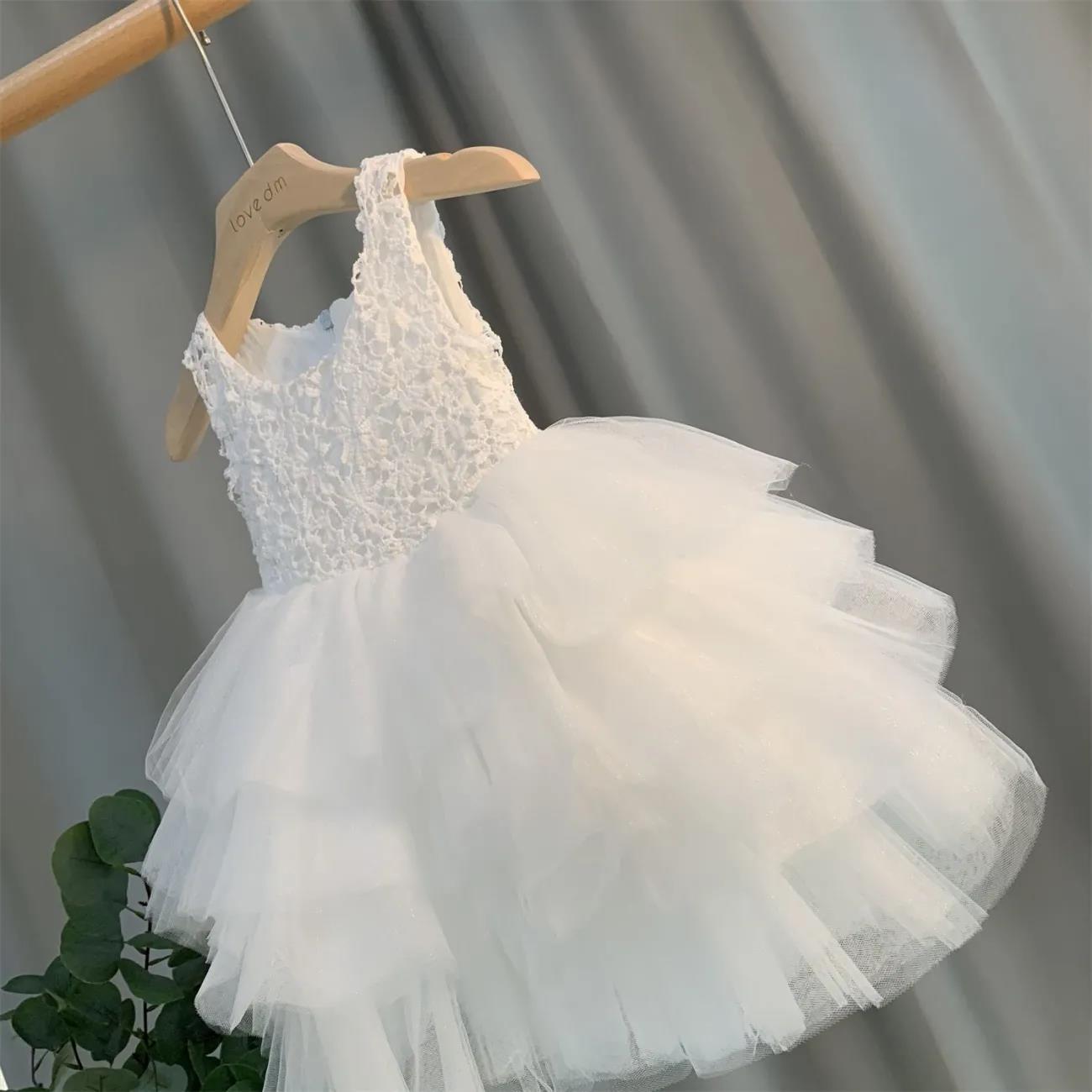 韓國新款兒童禮服公主裙六一女童連衣裙春夏表演服寶寶婚紗蛋糕裙