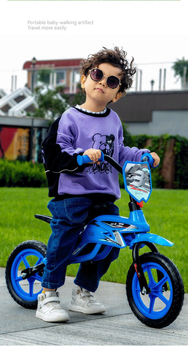 儿童平衡车无脚踏3-4岁5-6-7-8岁自行车男女小孩滑步车二轮滑行车