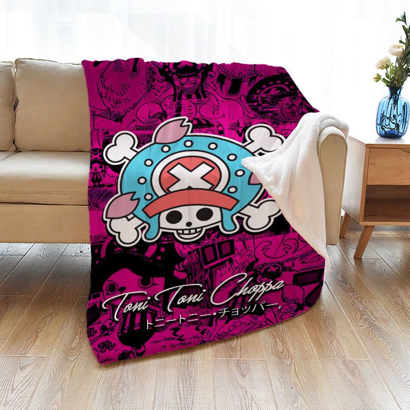 Pirate king flannel spring autumn blanket children's blanket dormitory bed nap blanket cover blanket office air conditioning blanket