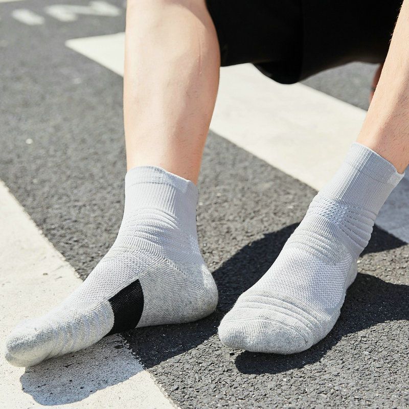 专业全棉中筒篮球袜男女实战跑步吸汗防臭毛巾袜加厚高颜值运动袜