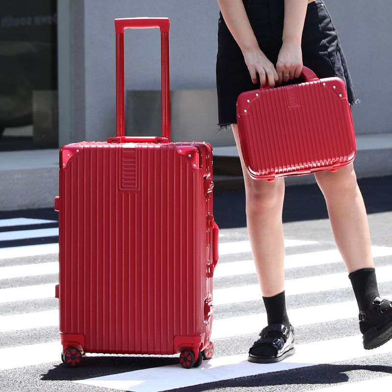 Cartelo crocodile luggage trolley case female net red ins tide new 20 inch travel password suitcase large capacity male