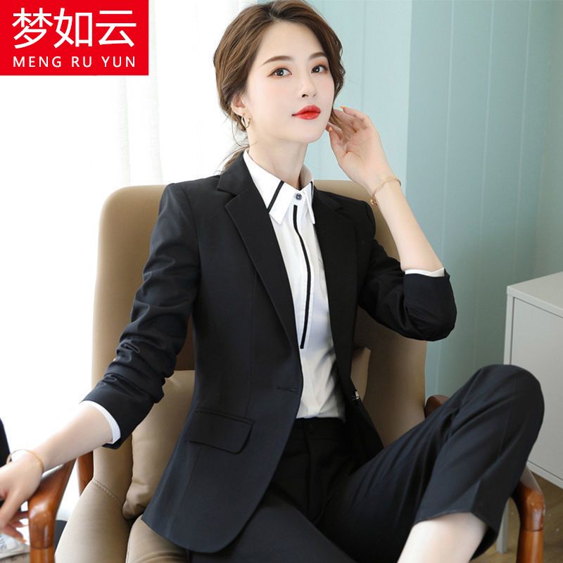  new suit jacket temperament formal wear women's suit suit professional wear three-piece skirt civil servant interview suit