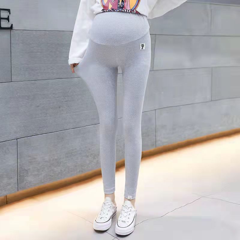 Pregnant women's leggings spring and autumn thin section fashion outer wear loose large size maternity pants cropped pencil pants shorts summer clothes