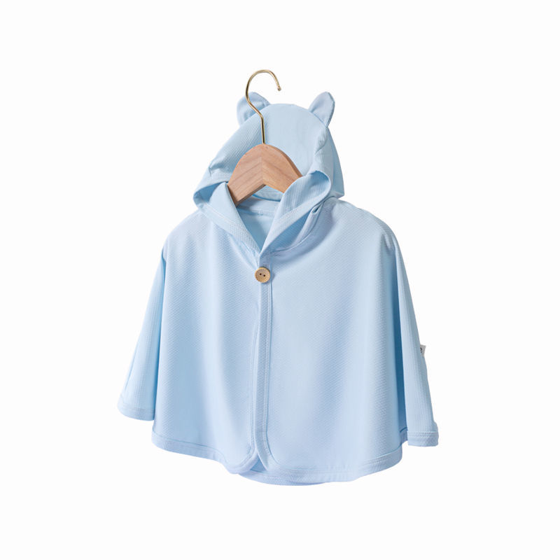 Baby outdoor sun protection shawl cloak baby breathable sun protection clothing super cute and cute anti-UV clothing spring, autumn and summer