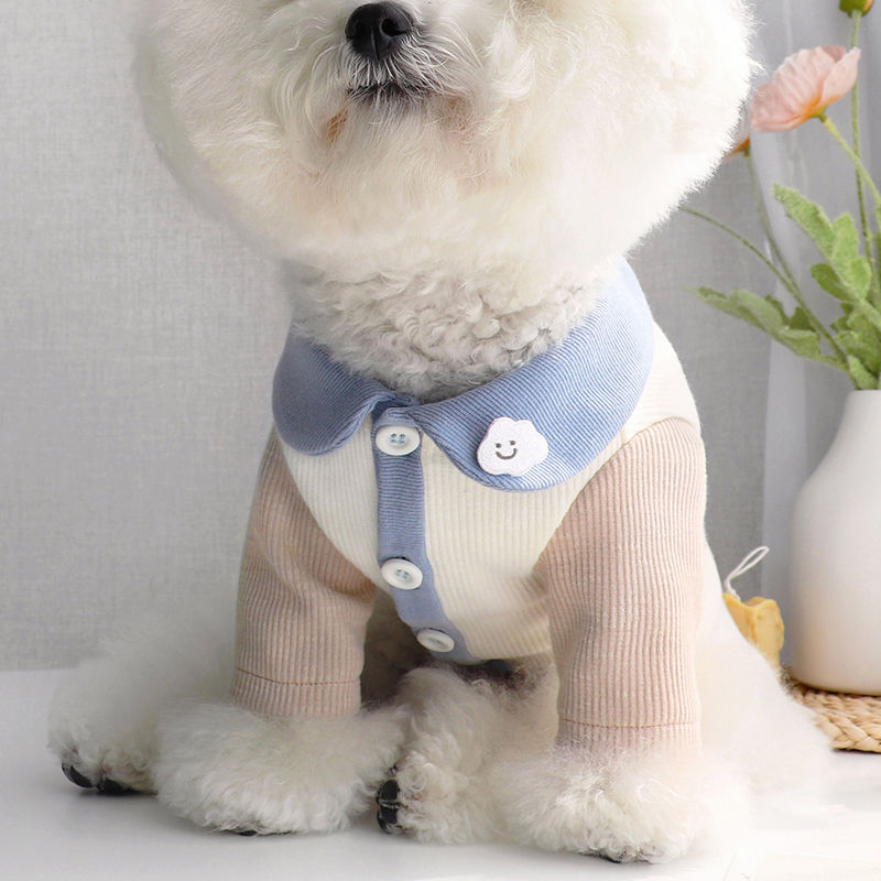 Thin bottoming shirt pet Teddy puppy dog ​​clothes than bear cat Pomeranian Yorkshire small puppies autumn and winter clothes