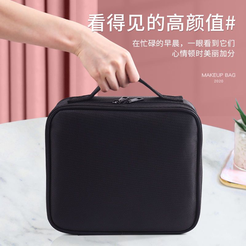 化妝包大容量跟妝師化妝品收納包紋繡手提便攜化妝箱韓版ins風