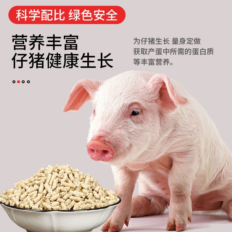 厂家直销80斤猪饲料喂猪小猪开口成猪育肥母猪妊娠哺乳颗粒全价料