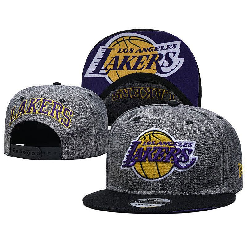 Retro NBA team logo basketball cap Lakers James Kobe Bulls student fans hip-hop flat brim baseball cap