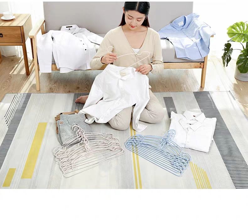 加厚衣架衣服撑阳台衣挂儿童防滑学生宿舍晾衣架衣柜无痕衣架子