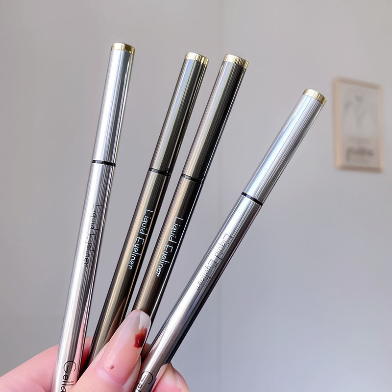 Gella's小銀管眼線液筆極細持久自然防水防汗速干不易暈染初學者