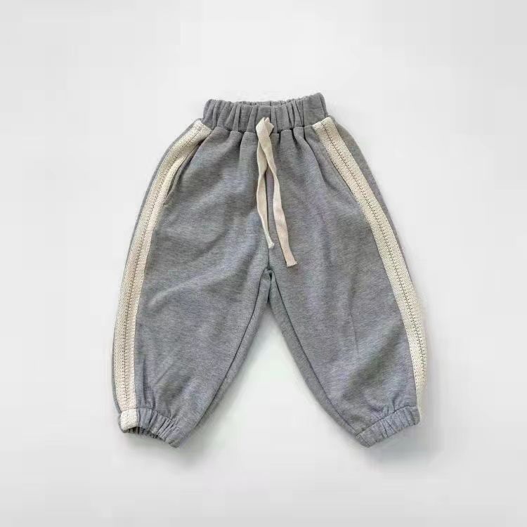 Self-retention~soft skin feeling~2022 spring and summer children's sports pants Korean boys and girls casual pants casual harem pants