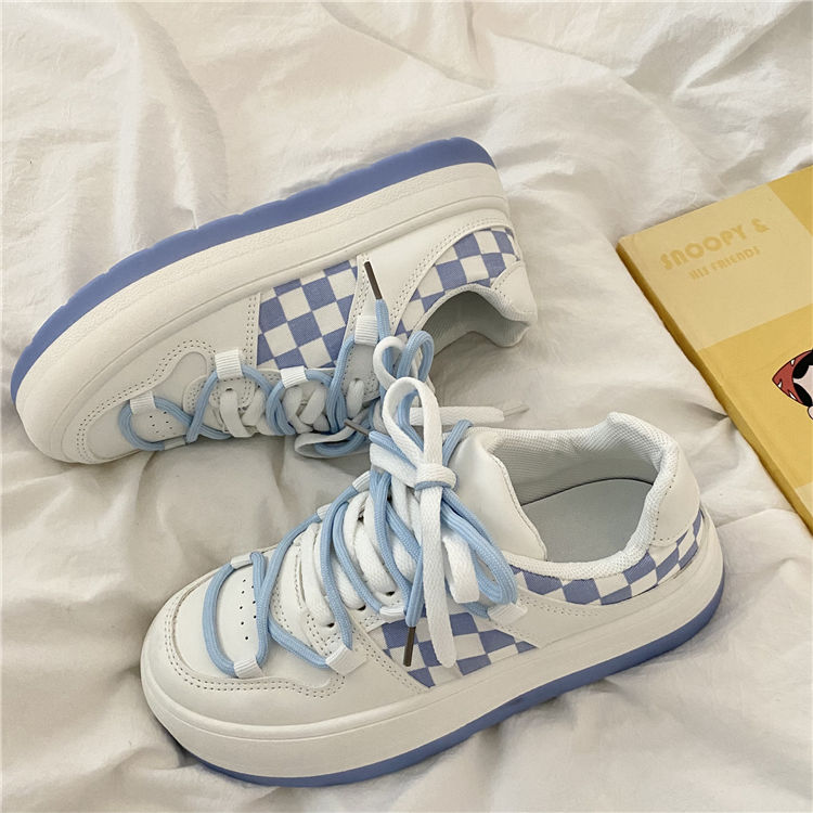 Leather small white shoes female  new high-end women's shoes niche all-match students casual milk fufu sneakers
