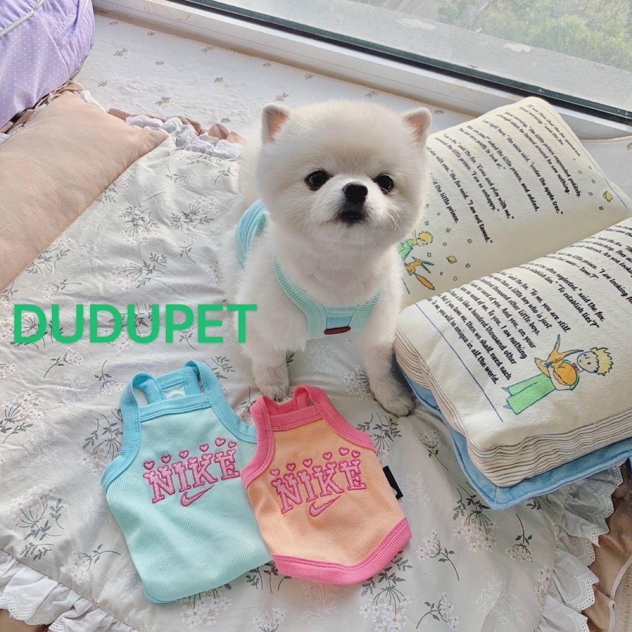 Cat clothes summer thin Korean version of ice silk cooling dog pet clothes sunscreen breathable spring and summer Maltese