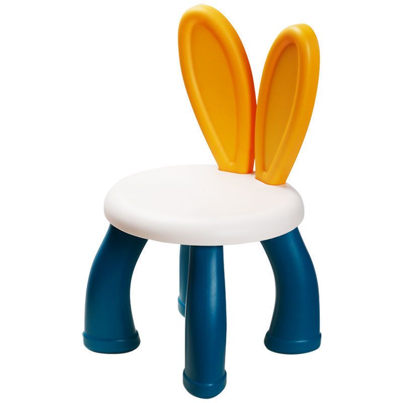 小凳子防滑加厚板凳儿童椅积木桌子幼儿园靠背椅宝宝餐椅塑料家用