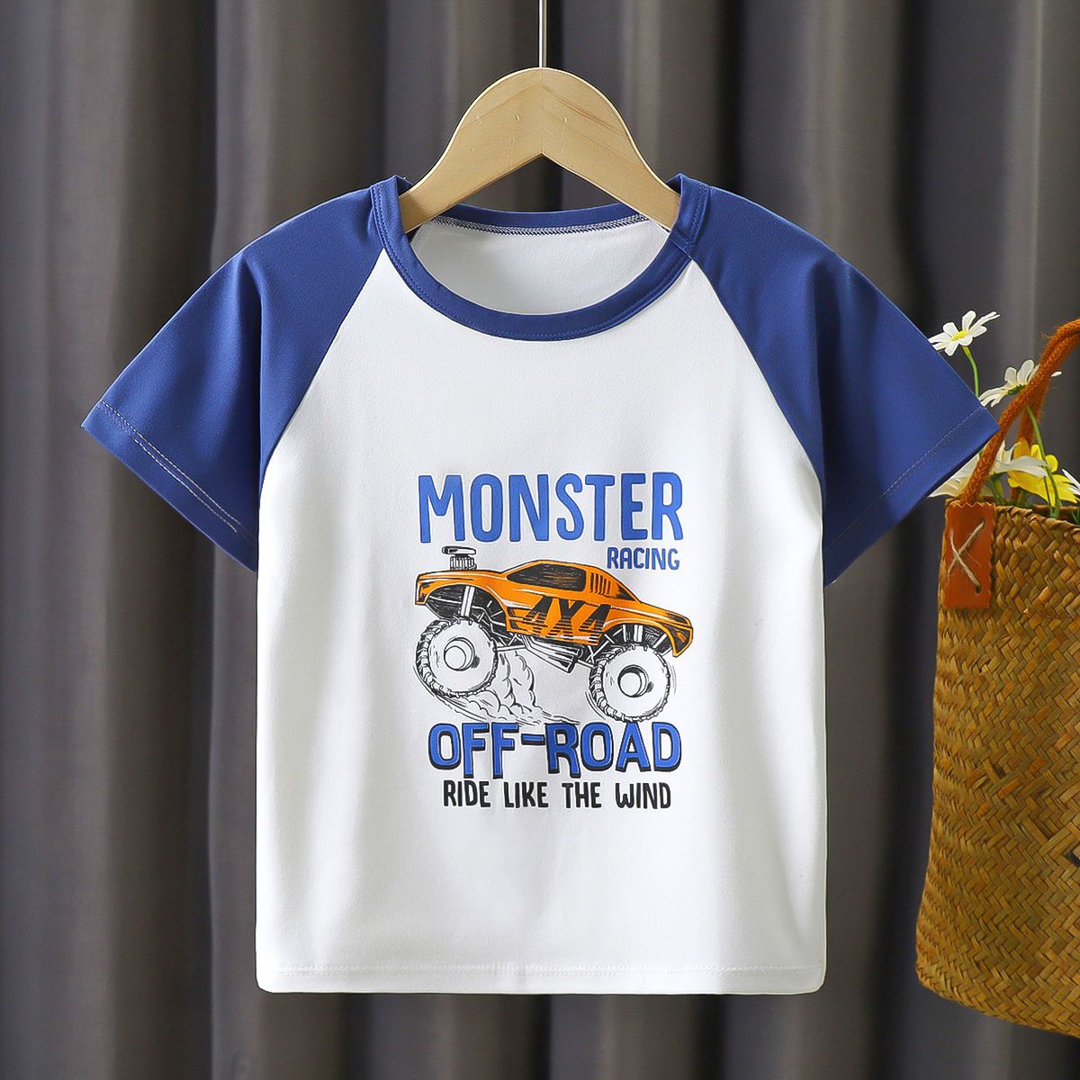 Children's summer short-sleeved T-shirt baby summer clothes for big children's tops baby thin section half-sleeved 1-9 years old boys and girls clothes