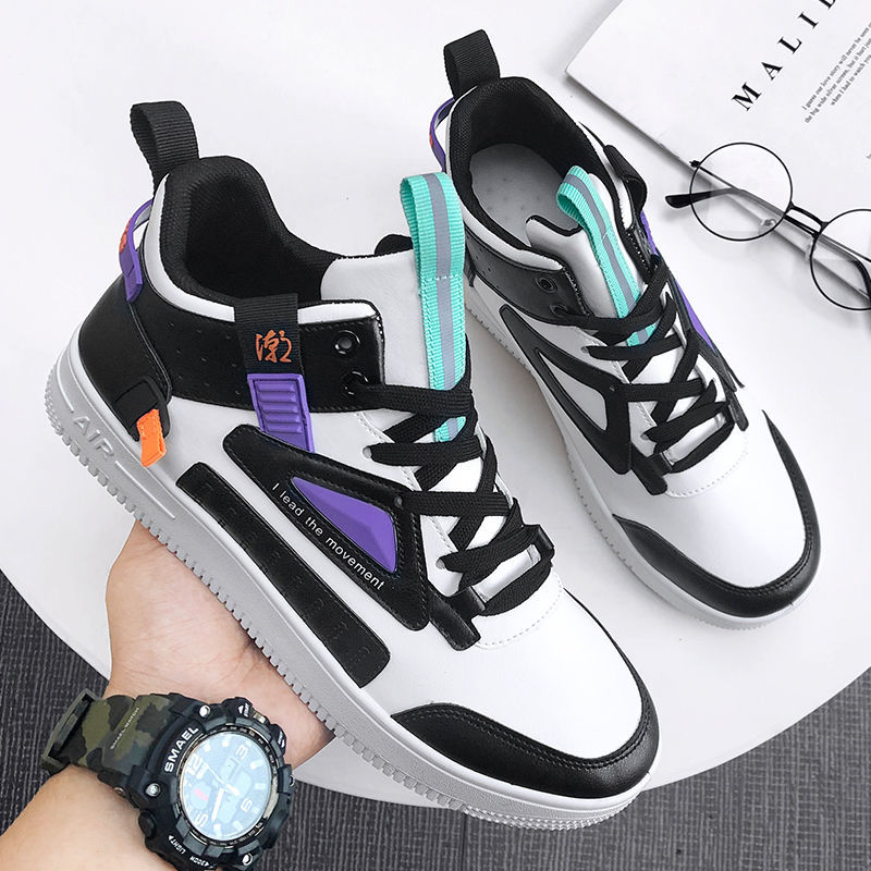 2023 new men's shoes high top summer trend all-match sports aj boys casual board shoes men's breathable tide shoes