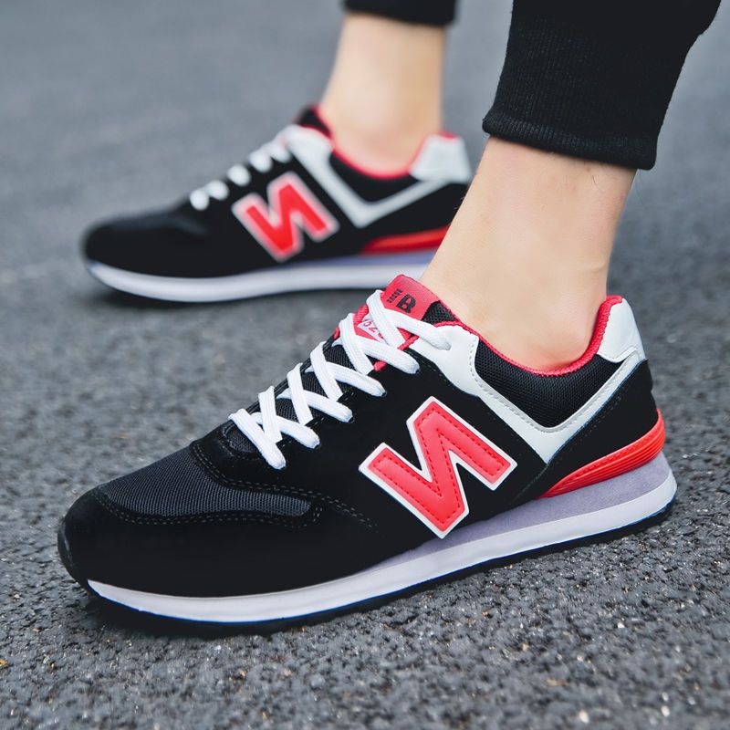 Spring and summer casual shoes, men's new ultra-light sports shoes, breathable, comfortable and dirt-resistant n-word shoes, small size students