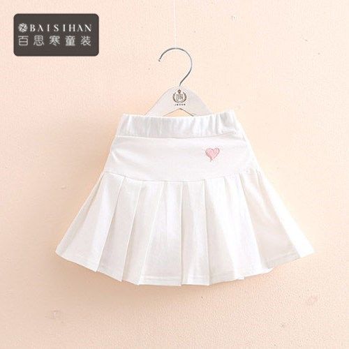 Girls' skirt summer new girls' JK pleated skirt pants children's middle and small children's versatile skirt trend