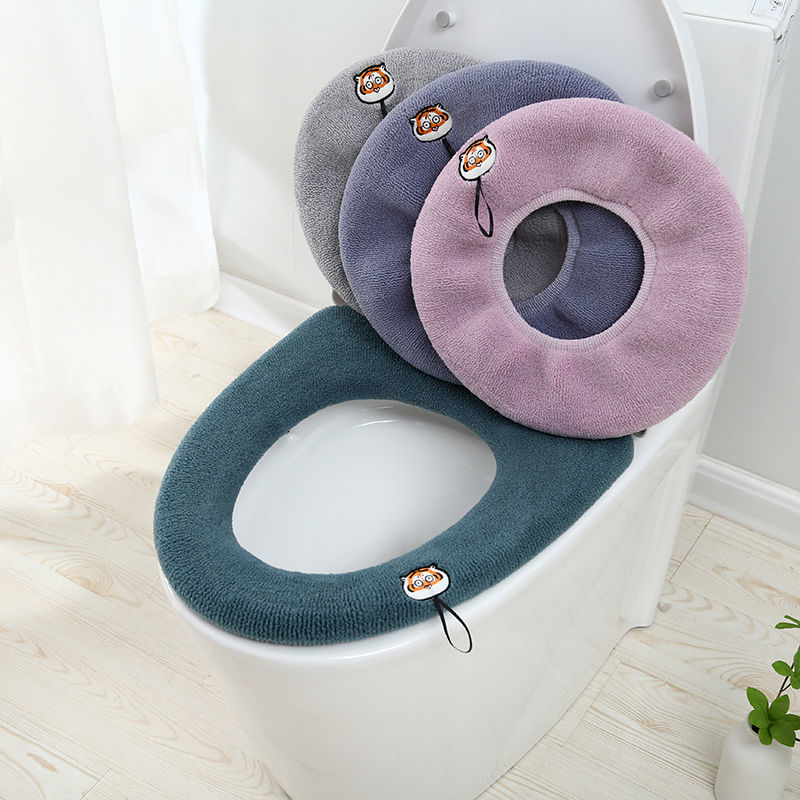 3 toilet seat cushion household toilet cover winter thickening toilet ring four seasons universal toilet seat washable