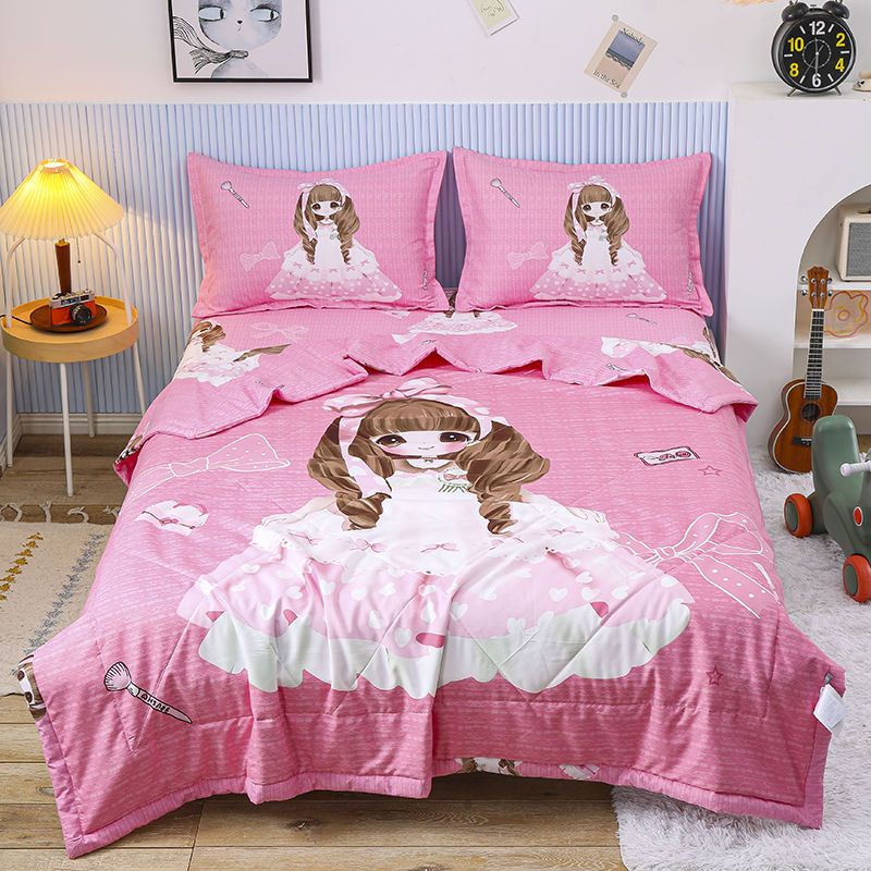 Altman summer cool quilt air conditioning quilt thin quilt double single child quilt boys and girls summer quilt three piece bedding