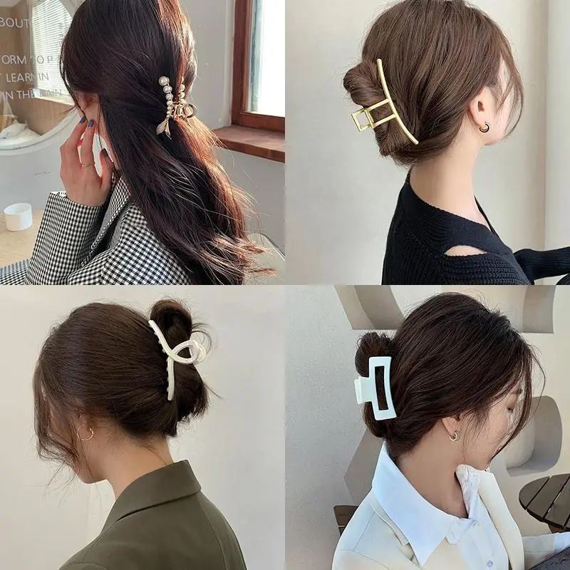 好看的后脑勺珍珠发夹