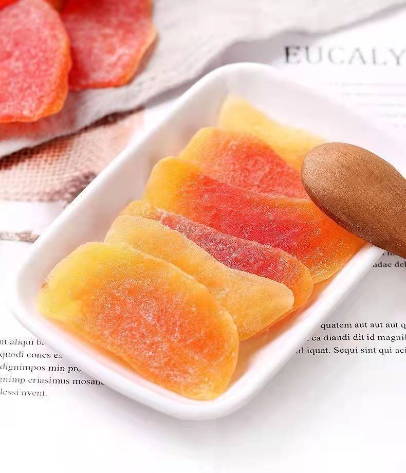 红心木瓜干网红零食蜜饯水果干酸甜果脯木瓜片儿童水果营养不上火